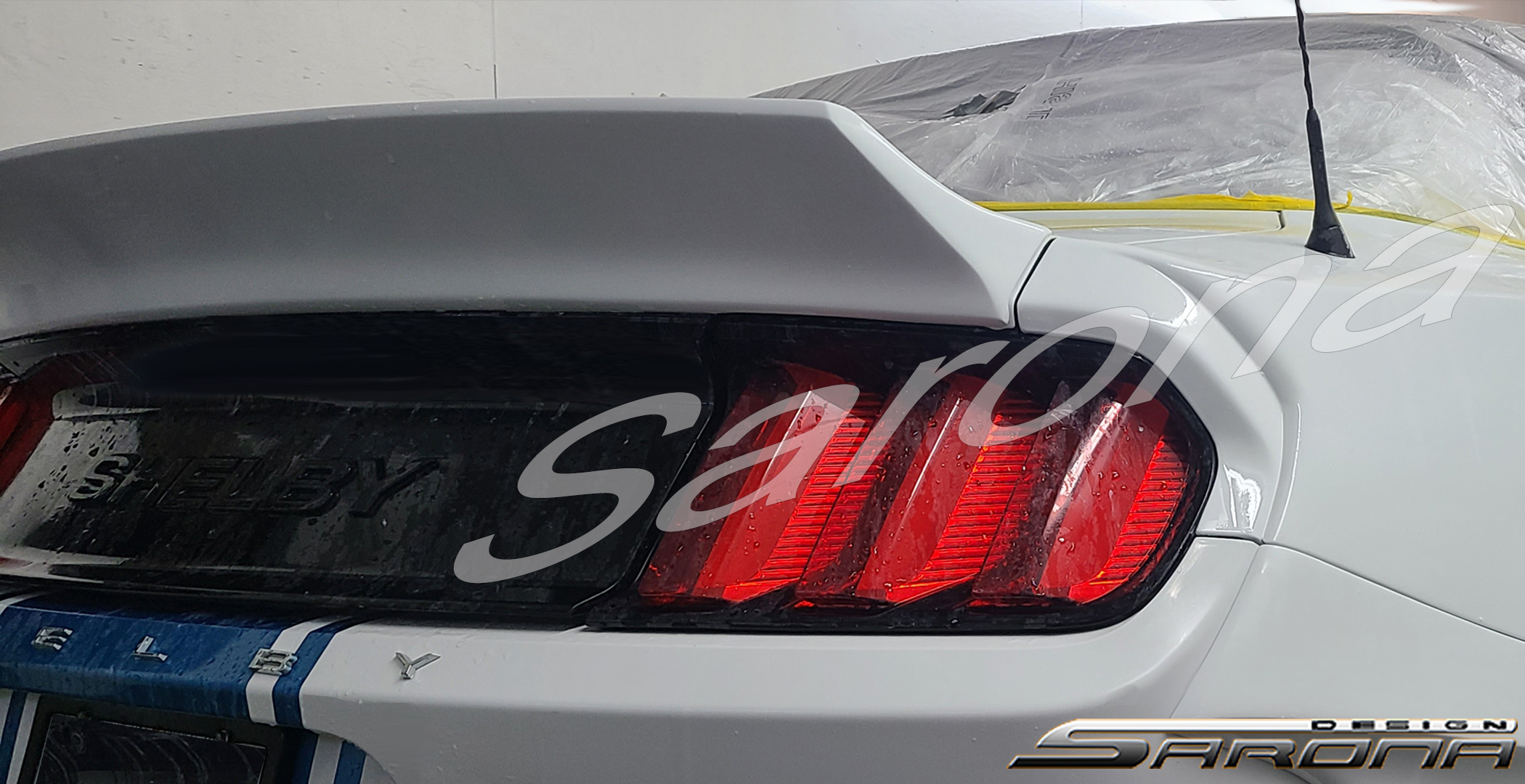 Custom Ford Mustang  Convertible Trunk Wing (2015 - 2022) - $650.00 (Part #FD-058-TW)